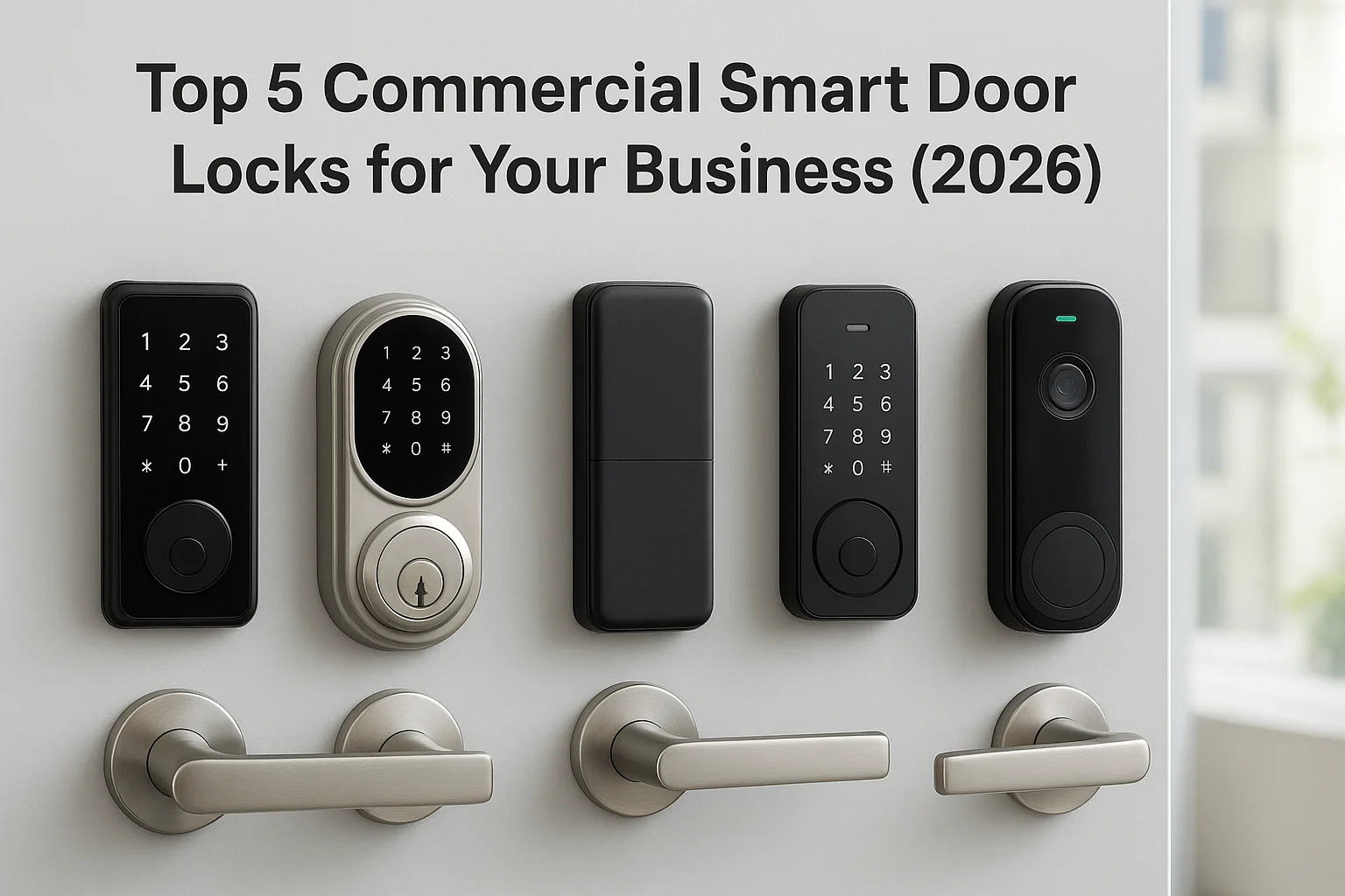 Top 5 Commercial Smart Door Locks for Your Business (2026)